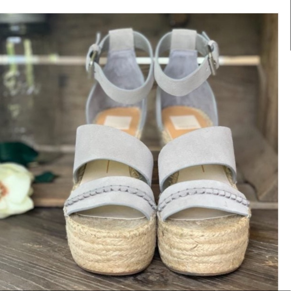 Dolce vita Wedge Espadrilles (Smoke Gray)